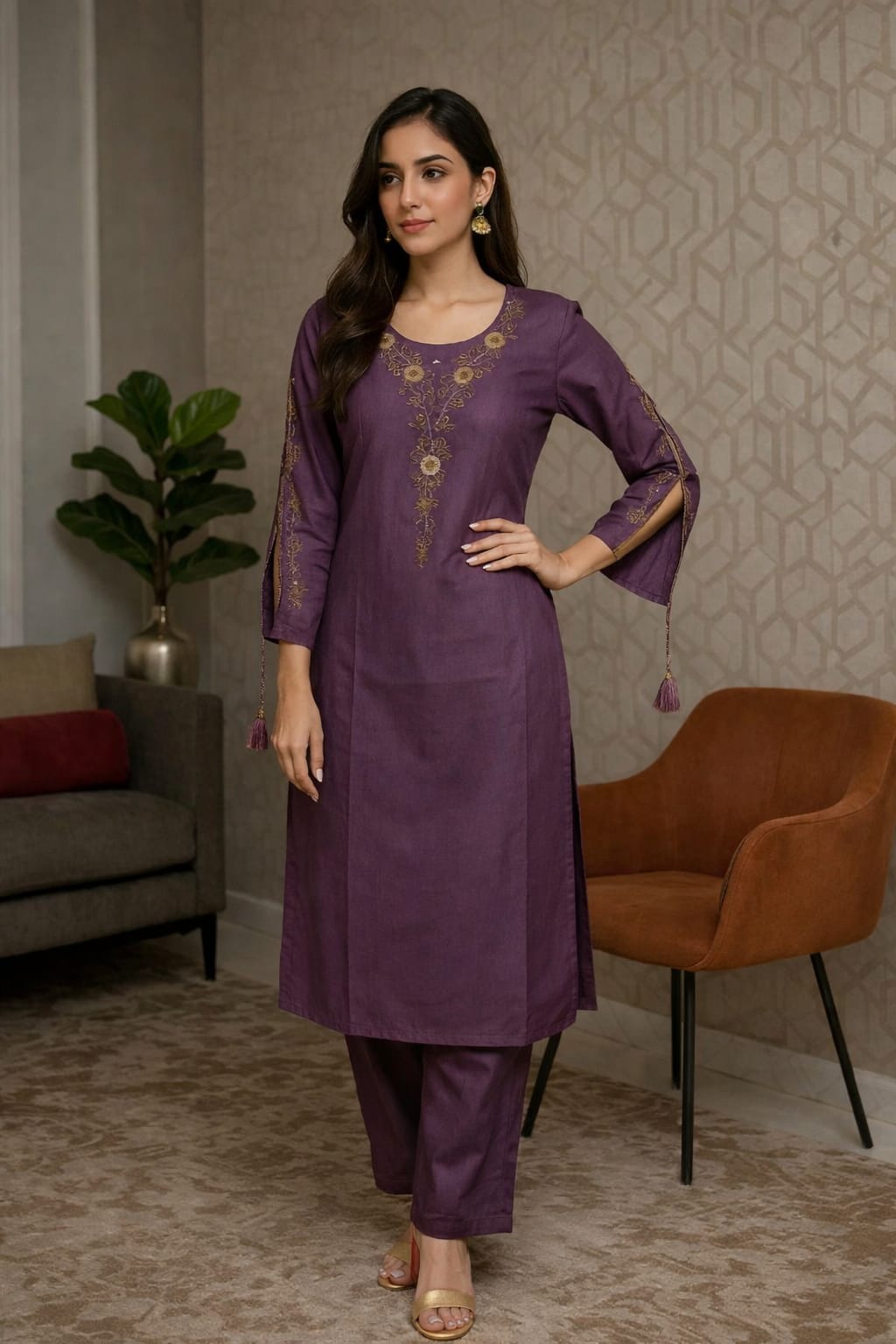 3 Piece Kurti Set