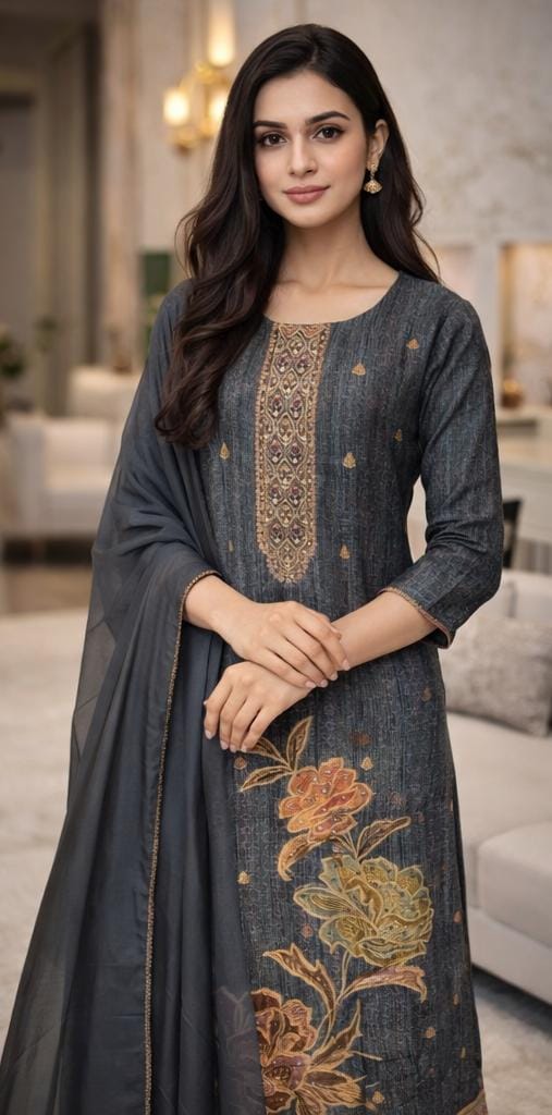 A-Line Kurti Set
