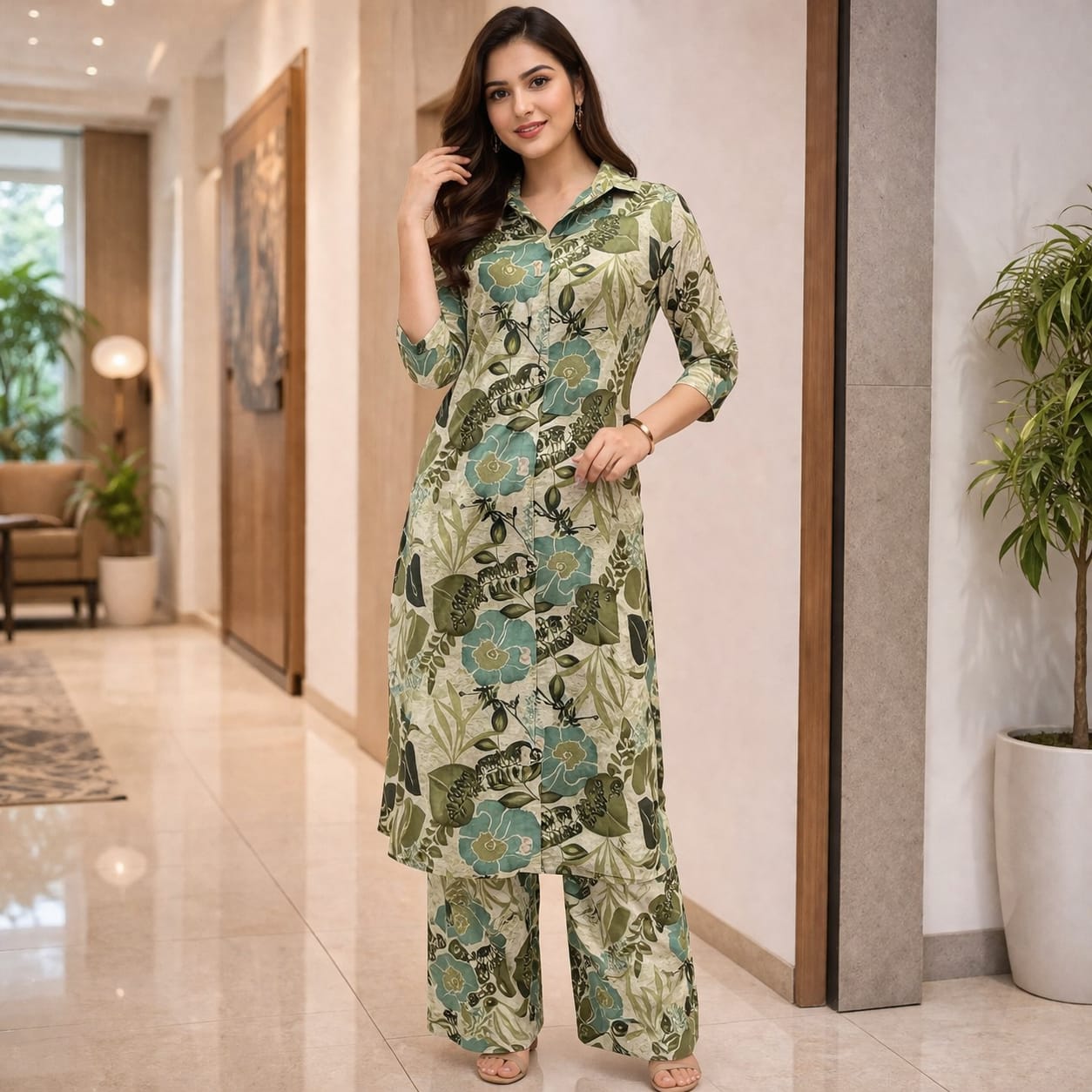 Cotton Printed Dress