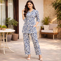 Printed cotton regular fit