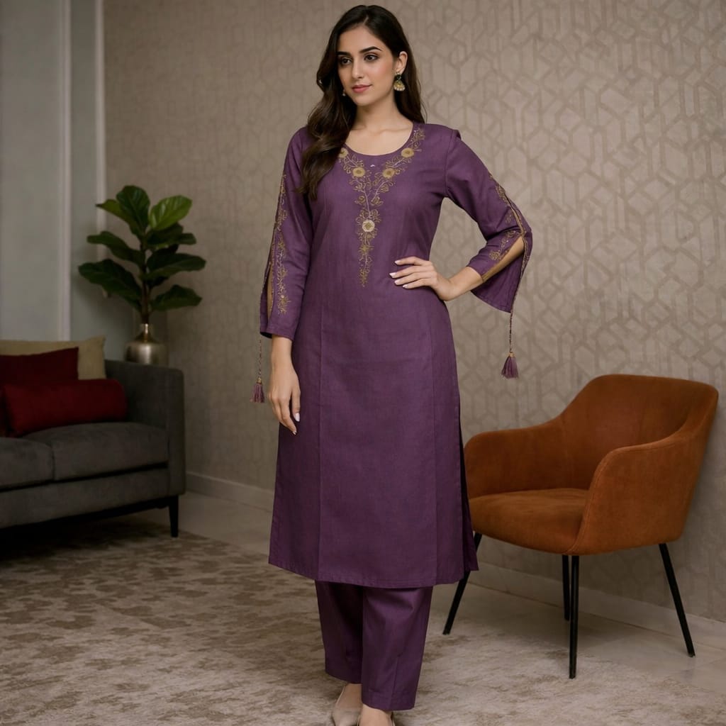 3 Piece Kurti Set