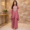 Premium Co-ord Set With Embroidery Work